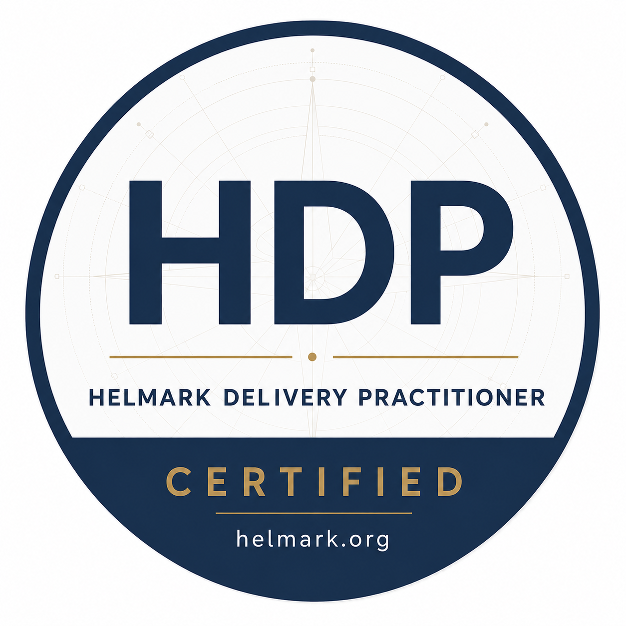 Helmark Delivery Practitioner certificate badge