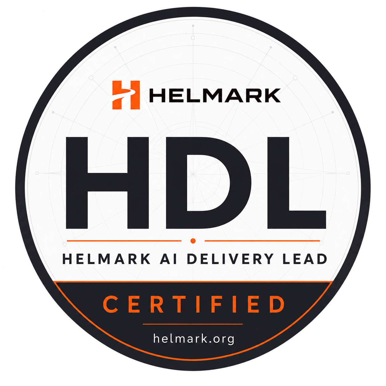 Helmark AI Delivery Lead certification badge